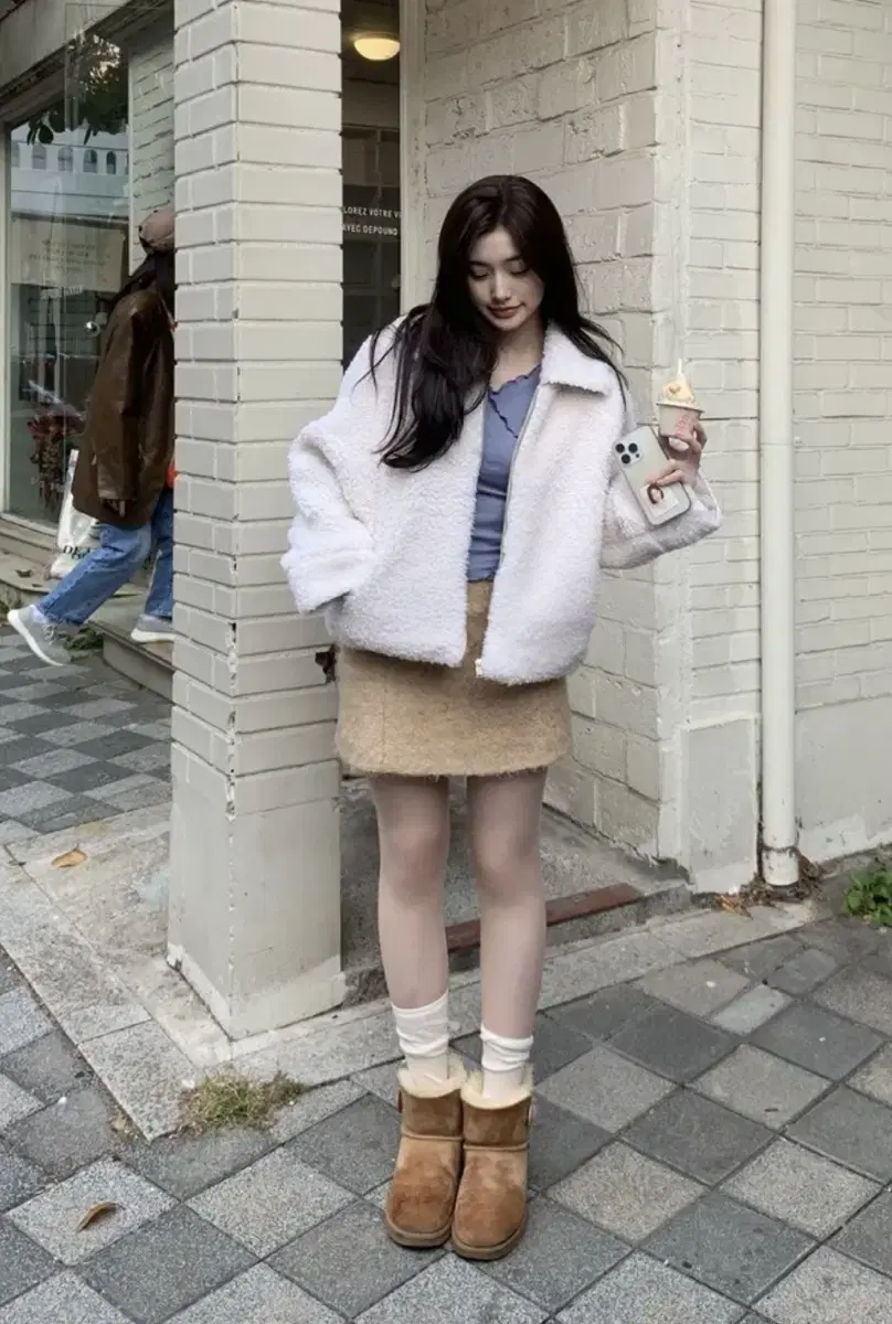 (새거)제니오 테디 자켓 zaenio teddy jacket